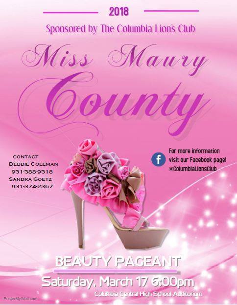 2018 Miss Maury County Pageants | Spring Hill, TN l Spring Hill Fresh ...