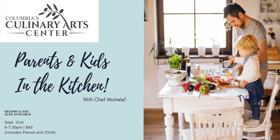 Parents and kids in the kitchen