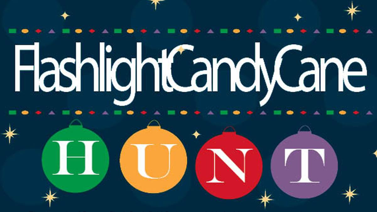Flashlight Candy Cane Hunt