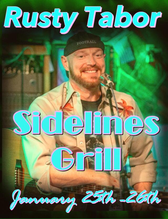 Rusty Tabor at Sidelines Grill