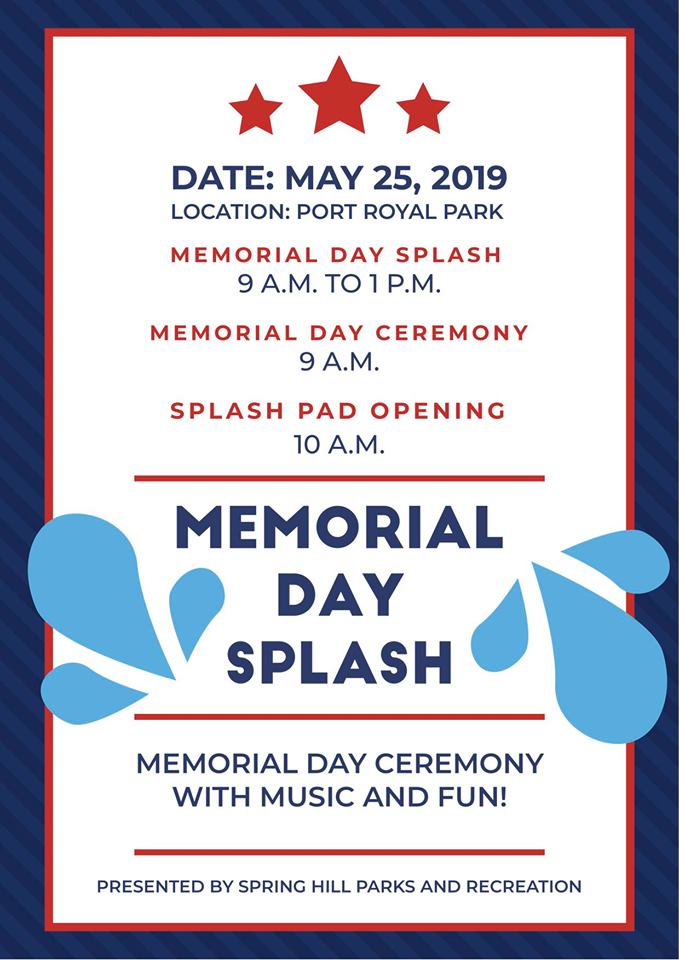 Memorial Day Splash